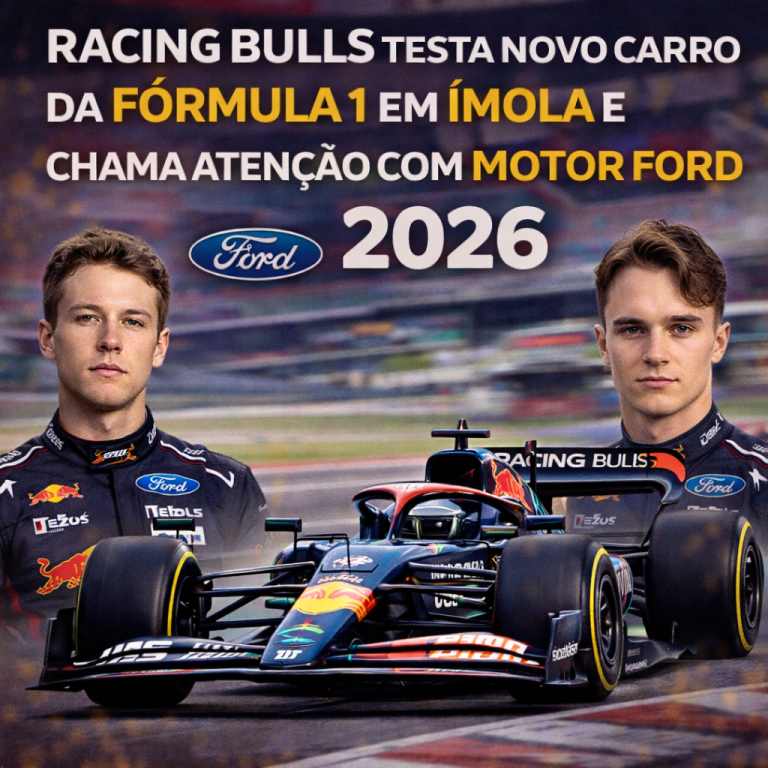RACING BULLS TESTA NOVO CARRO DA FÓRMULA 1 EM ÍMOLA E CHAMA ATENÇÃO COM MOTOR FORD PARA 2026