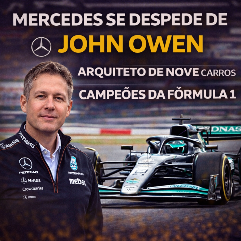 Mercedes se despede de John Owen, arquiteto de nove carros campeões da Fórmula 1