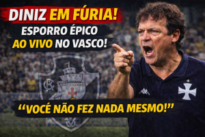 GRITOS, MICROFONES ABERTOS E O FANTASMA DO PASSADO: DINIZ NO CENTRO DA TEMPESTADE EM ESTREIA DO VASCO