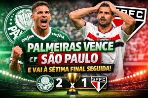 Palmeiras supera o São Paulo, amplia hegemonia histórica e garante sétima final consecutiva no Campeonato Paulista 2026 em noite de recorde e tensão máxima