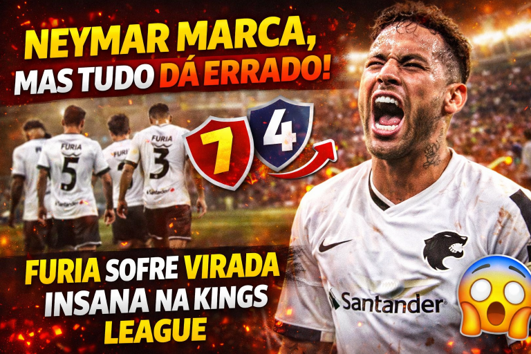 NEYMAR BRILHA, MAS DERROTA SURPREENDE: A NOITE INTENSA DA KINGS LEAGUE QUE MUDOU O RUMO DA FURIA