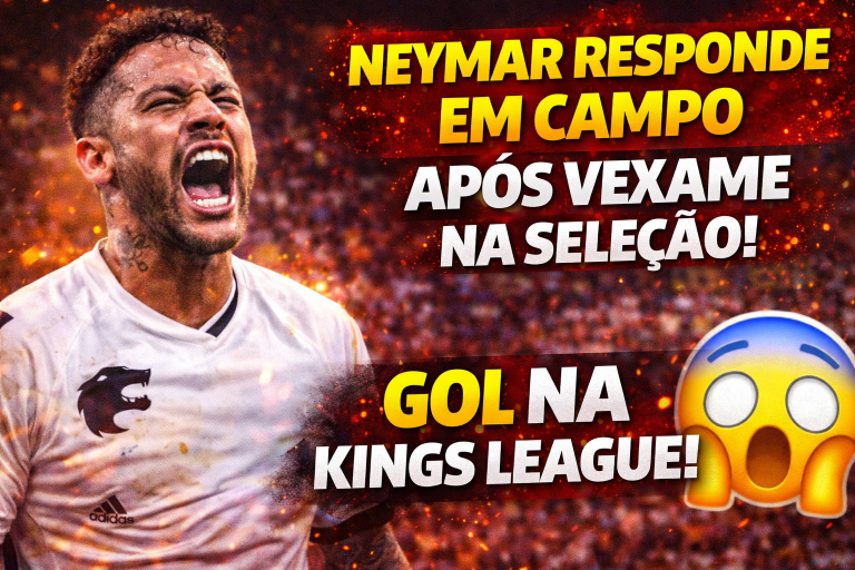 NEYMAR RESPONDE EM CAMPO APÓS FICAR FORA DA SELEÇÃO: GOL NA KINGS LEAGUE EXPÕE PRESSÃO, EMOÇÃO E INCERTEZAS PARA 2026