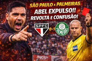 TENSÃO NO MORUMBI: PALMEIRAS VENCE, ABEL FERREIRA EXPLODE COM ARBITRAGEM E EXPULSÃO MARCA CLÁSSICO CONTRA O SÃO PAULO