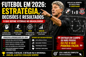 ANÁLISE PROFUNDA SOBRE O DESEMPENHO DO VASCO E A FILOSOFIA DE RENATO GAÚCHO NO BRASILEIRÃO 2026