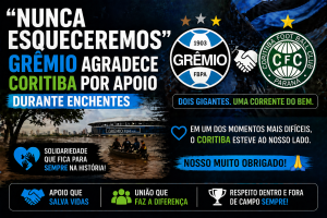 O GESTO DE NOBREZA QUE UNE GRÊMIO E CORITIBA NA HISTÓRIA DO FUTEBOL BRASILEIRO