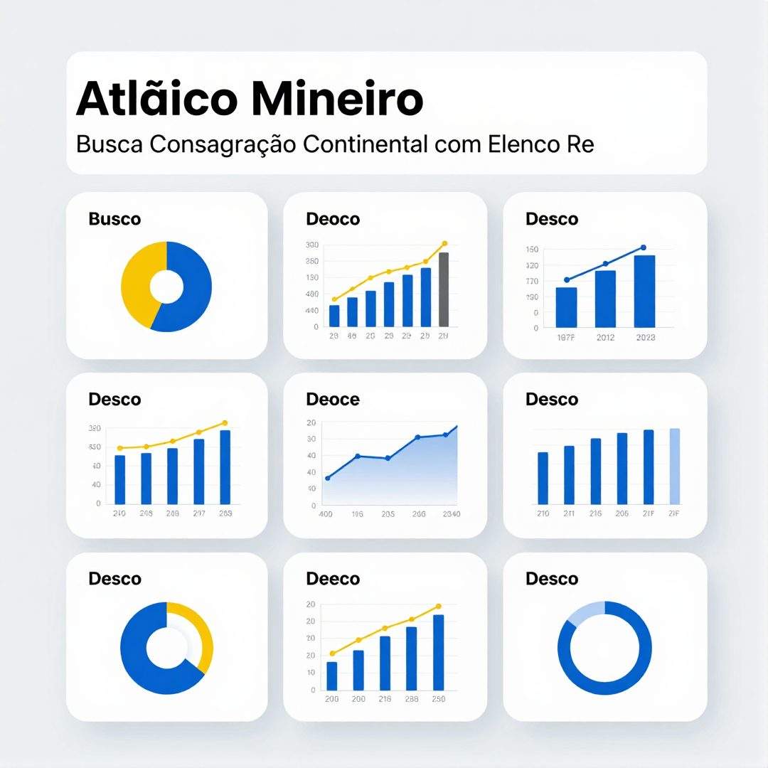 Infográfico - Atlético Mineiro Busca Consagração Continental com Elenco Renovado e Metas Altas
