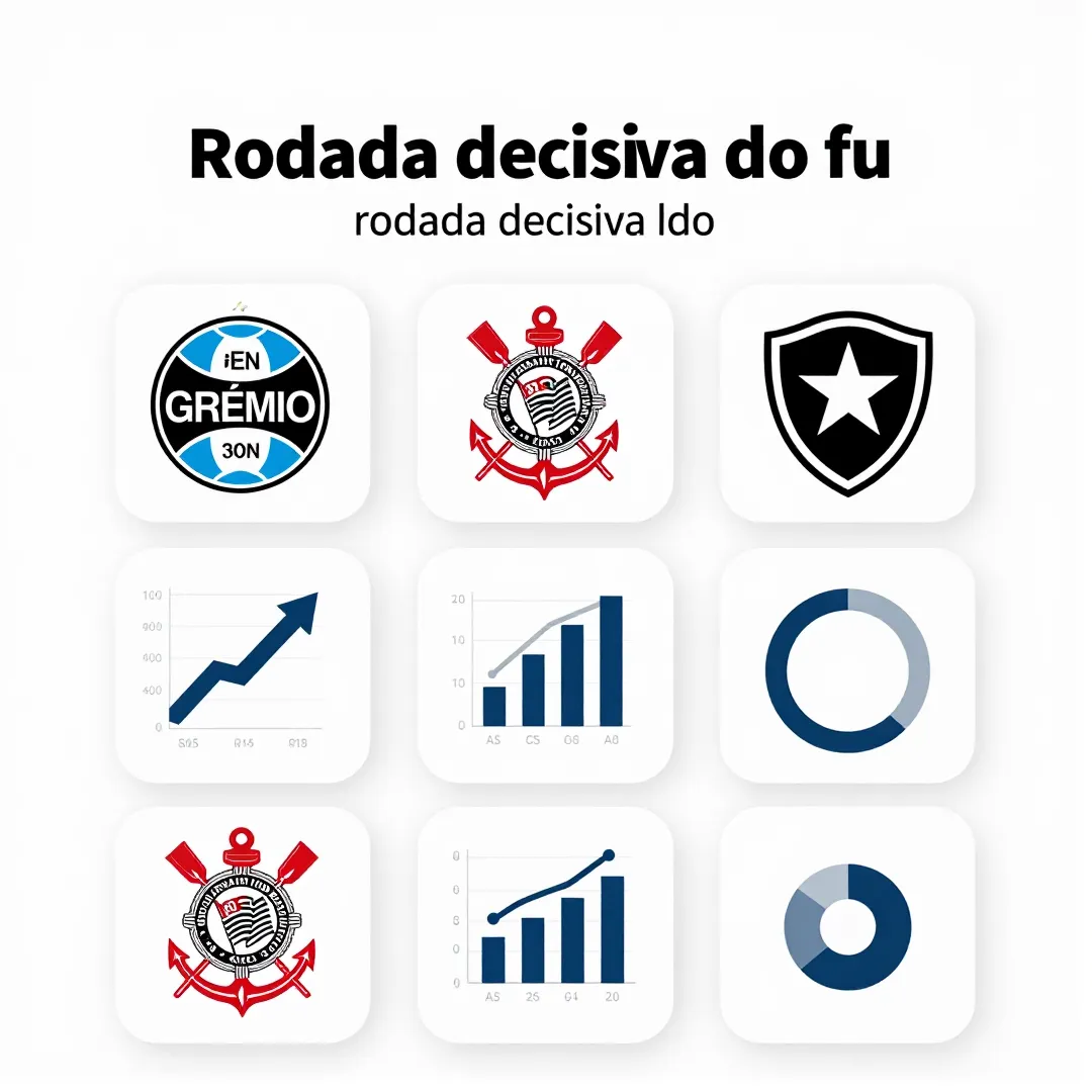 Infográfico - Grêmio, Corinthians e Botafogo lideram rodada decisiva do futebol brasileiro