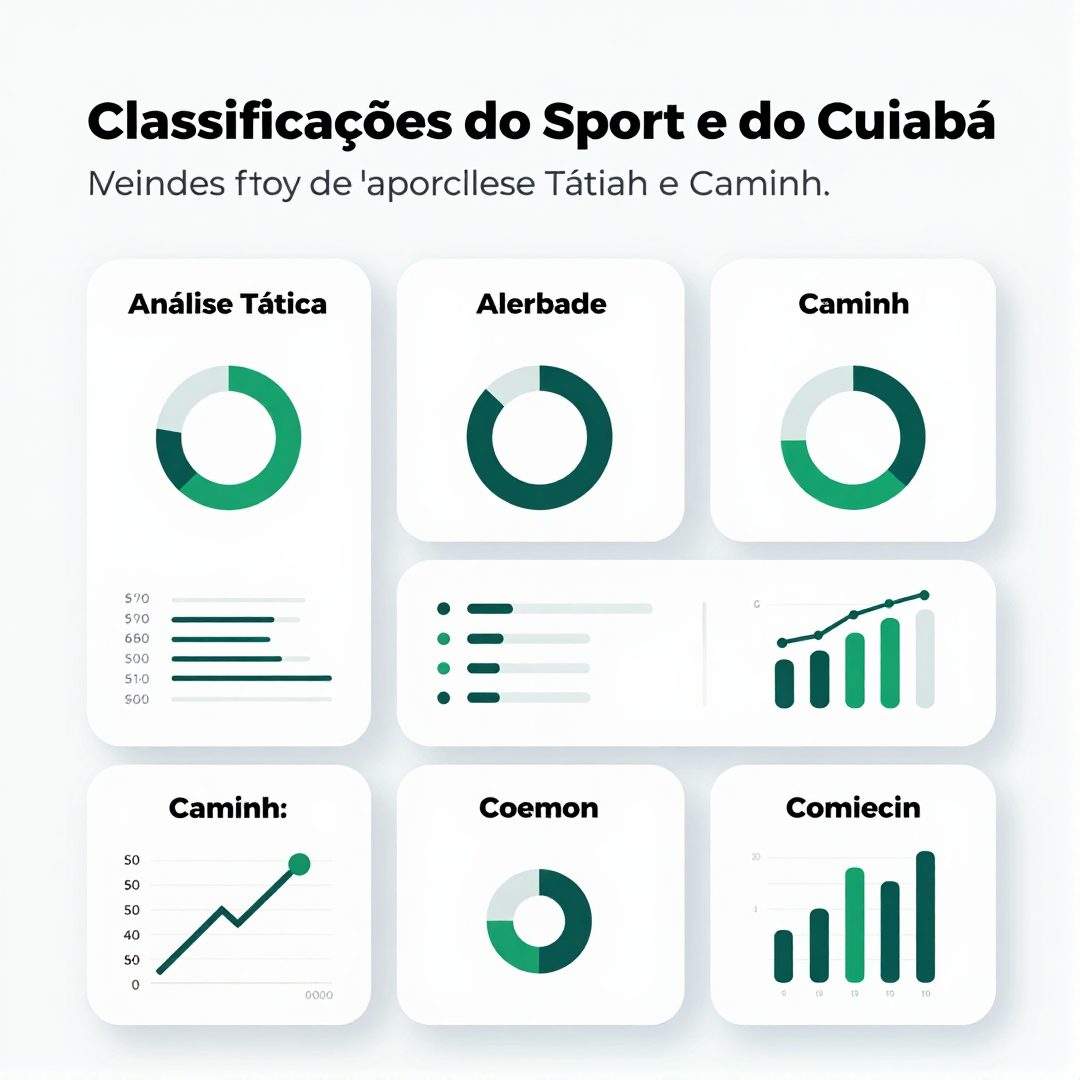 Infográfico - Classificações do Sport e do Cuiabá: Análise Tática e Caminho para os Playoffs do Brasileirão