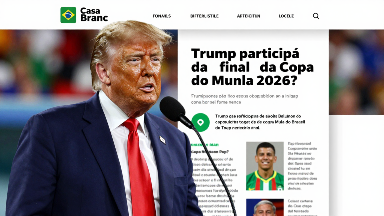 Trump participará da final da Copa do Mundo 2026? Casa Branca confirma presença histórica