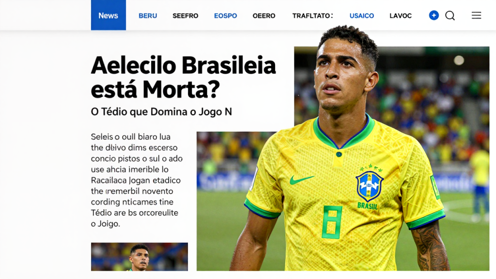 A Seleção Brasileira Está Morta? O Tédio que Domina o Jogo Nacional