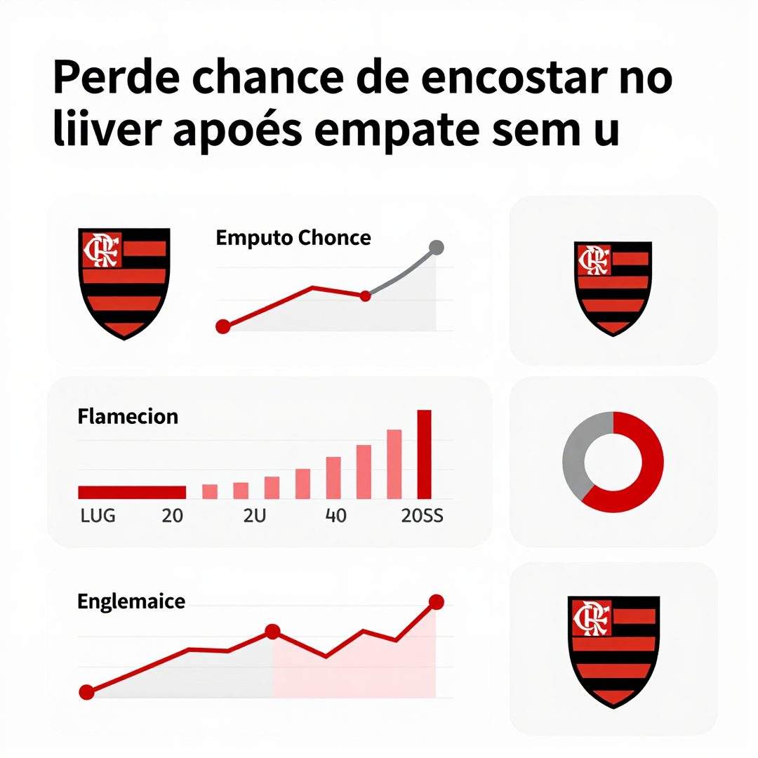 Infográfico - Flamengo perde chance de encostar no líder após empate sem urgência contra o São Paulo