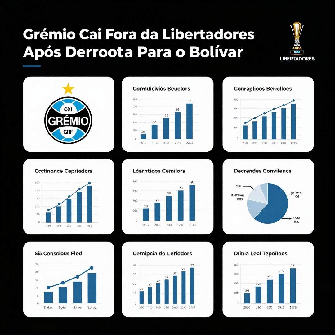 Infográfico - Grêmio Cai Fora da Libertadores Após Derrota Para o Bolívar na Sula