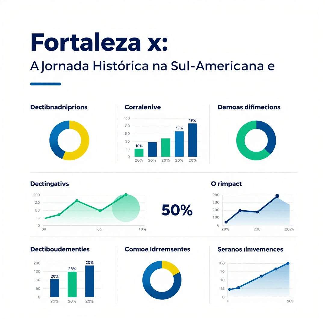 Infográfico - Fortaleza x: A Jornada Histórica na Sul-Americana e o Impacto no Futebol Nacional