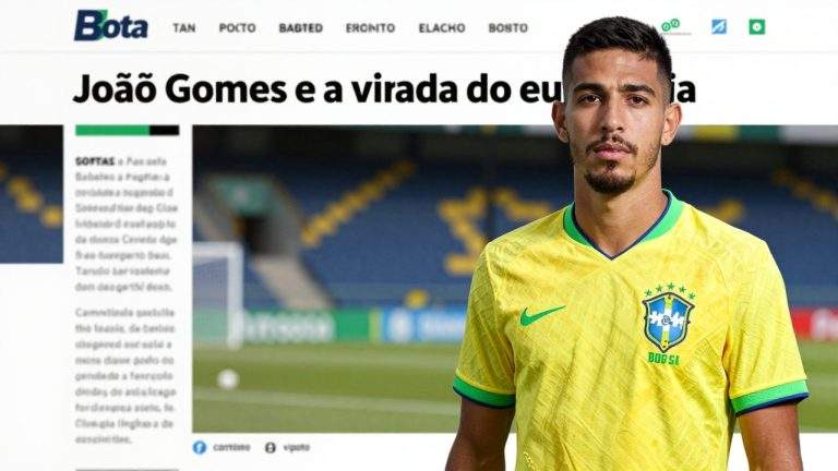 João Gomes e a virada europeia: como o meio-campista do Botafogo conquistou a atenção dos gigantes