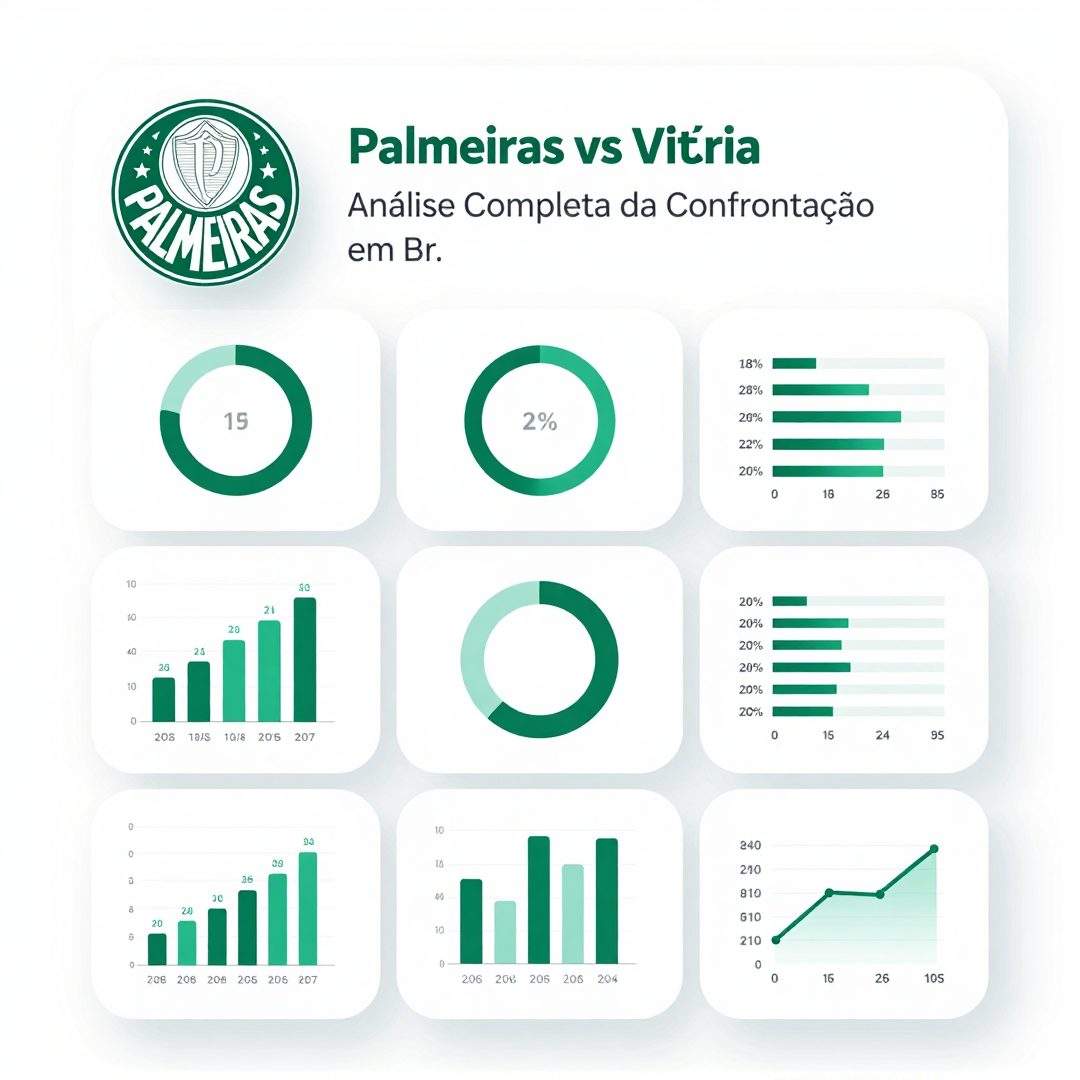 Infográfico - Palmeiras vs Vitória: Análise Completa da Confrontação em Bragantino