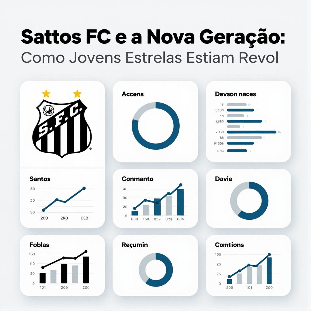 Infográfico - Santos FC e a Nova Geração: Como Jovens Estrelas Estão Revolucionando o Futebol Brasileiro