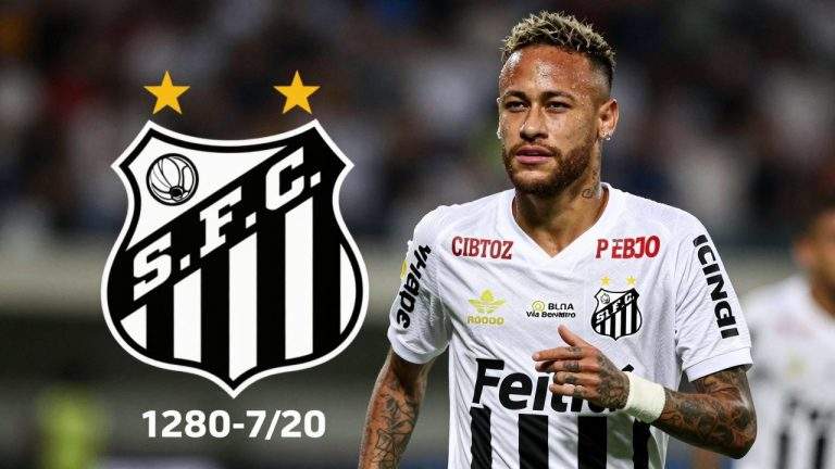 Neymar retorna à Vila Belmiro, marca e salva o Santos da virada da Chapecoense no Brasileirão