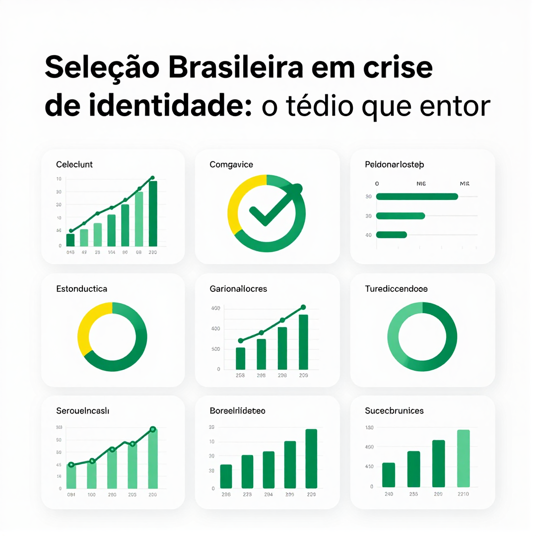 Infográfico - Seleção Brasileira em crise de identidade: o tédio que entorpece o futebol brasileiro na era pós-Copa