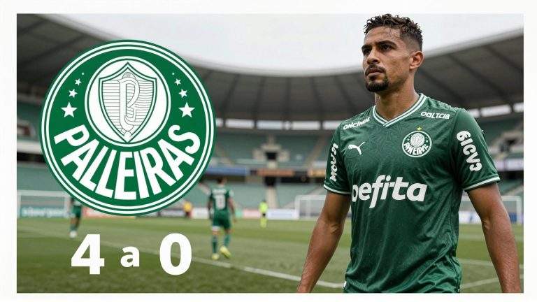 Palmeiras Derruba Vitória por 4 a 0 e Grita Baixo na Luta pelo Título