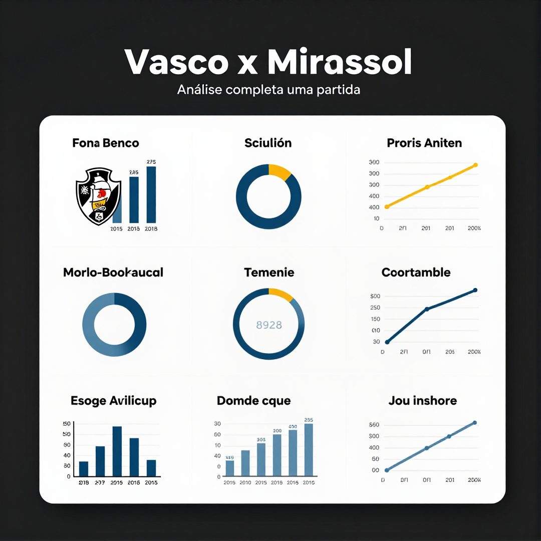 Infográfico - Vasco x Mirassol: análise completa da partida que define rumos na Série B