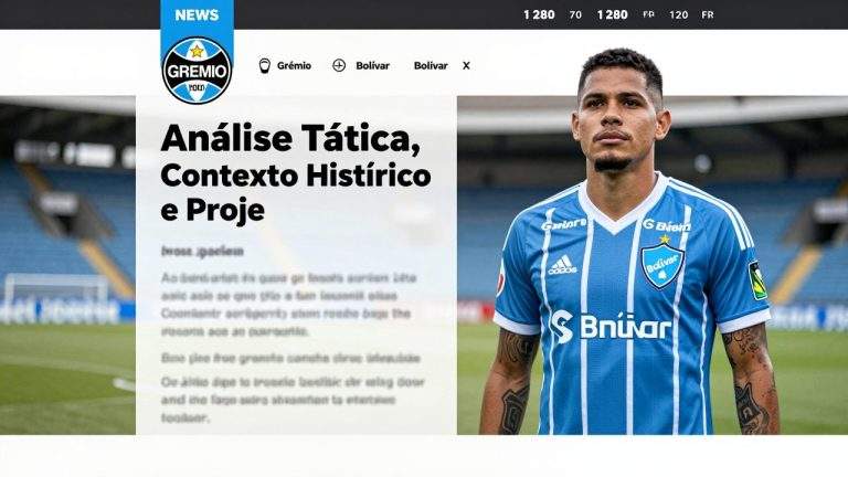 Gremio x Bolívar: Análise Tática, Contexto Histórico e Projeção para a Libertadores