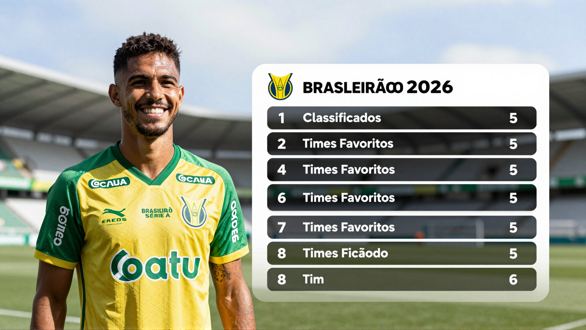 Brasileirão Série A 2026: Classificados, Times Favoritos e Surpreendentes