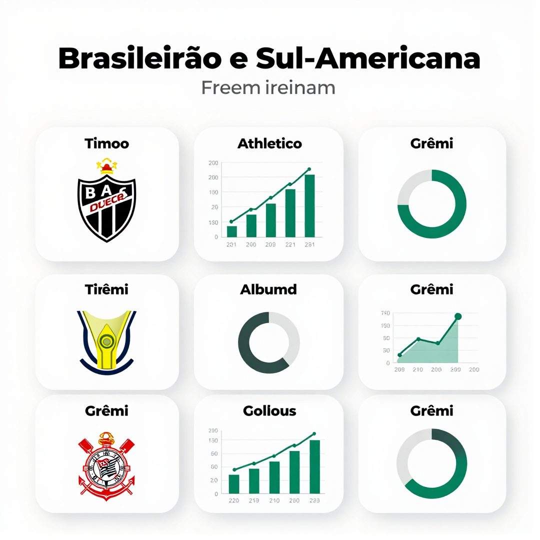 Infográfico - Brasileirão e Sul-Americana: Timão segura o Athletico, Grêmio cai em casa e Coritiba enfrenta o Cruzeiro