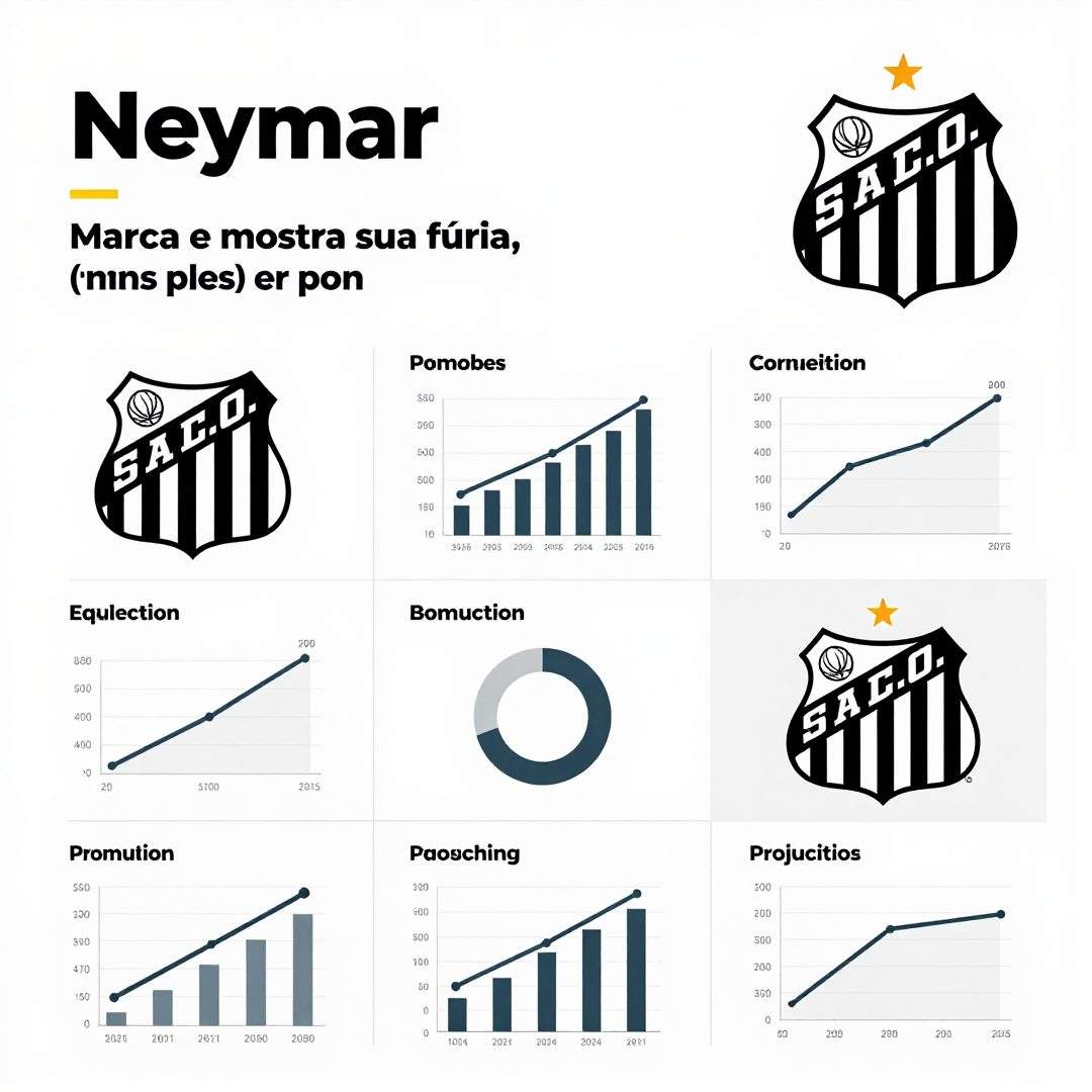 Infográfico - Cosme: Neymar marca e mostra sua fúria, mas Santos perde pontos importantes