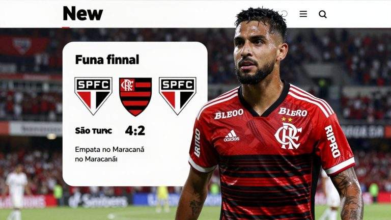 Flamengo e São Paulo empatam no Maracanã e afastam torcida do título