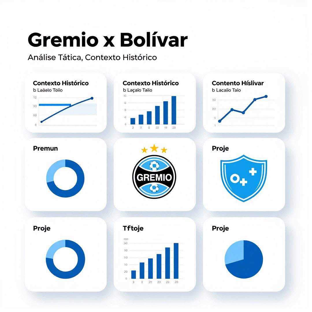 Infográfico - Gremio x Bolívar: Análise Tática, Contexto Histórico e Projeção para a Libertadores
