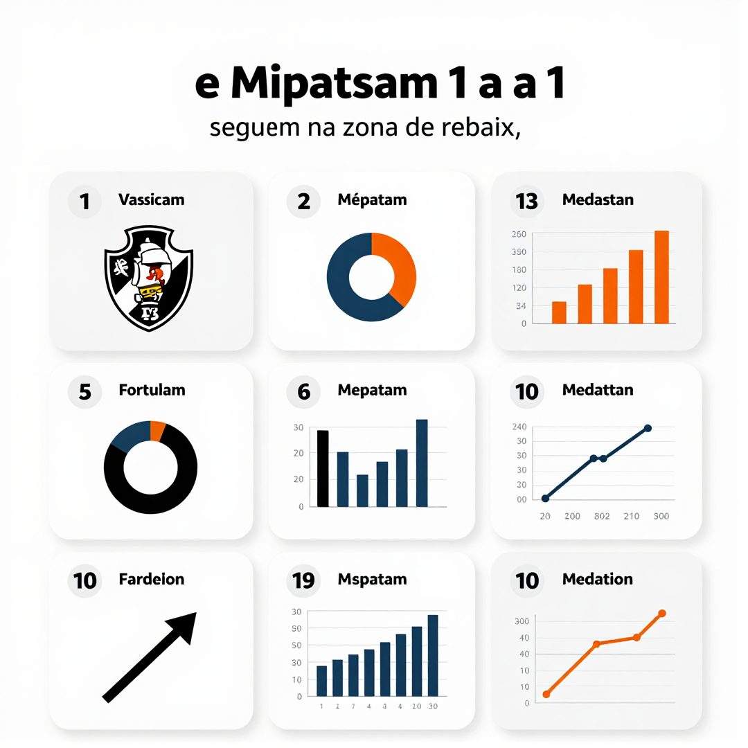 Infográfico - Vasco e Mirassol empatam em 1 a 1 e seguem na zona de rebaixamento do Brasileirão