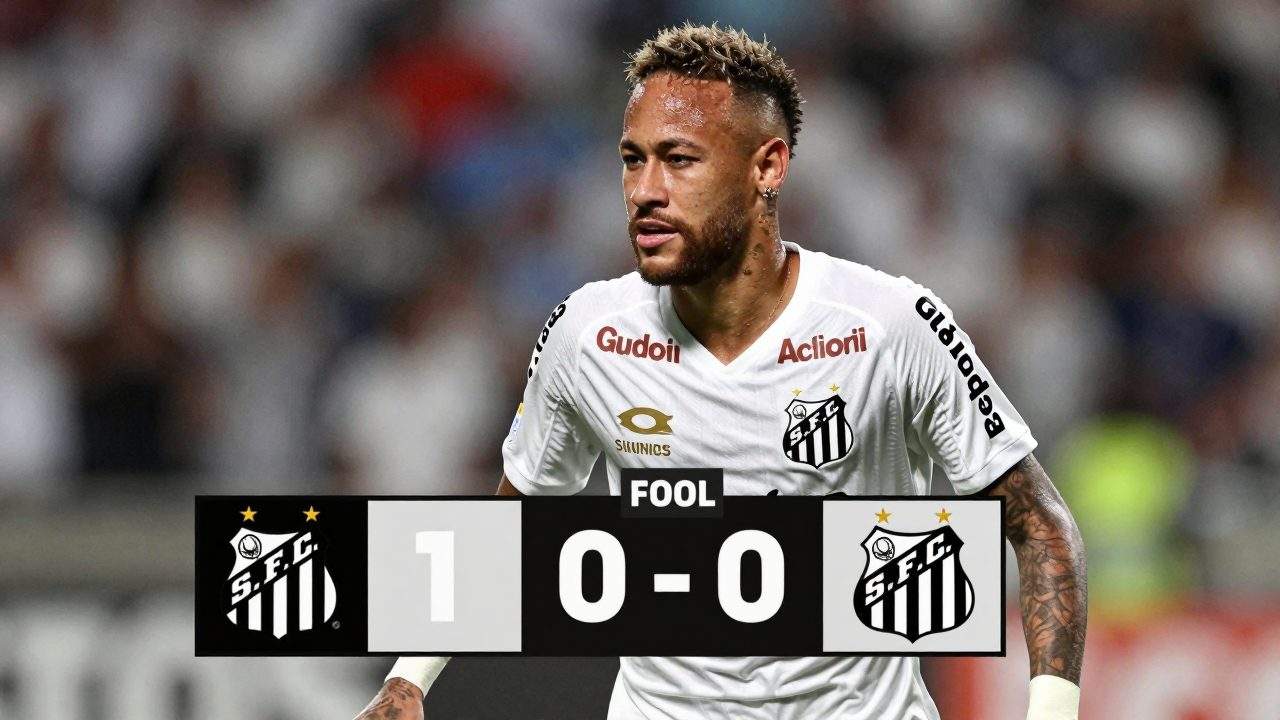 Neymar brilha com dois gols e conduz Santos ao empate contra a Chapecoense