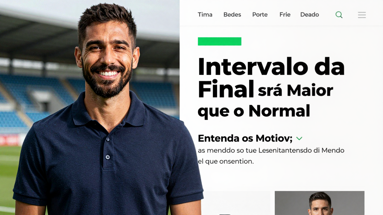 Intervalo da Final Será Maior que o Normal; Entenda os Motivos Técnicos e Climáticos
