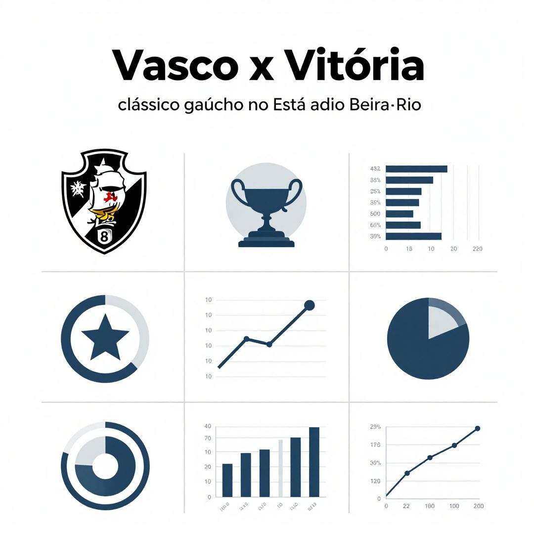Infográfico - Vasco x Vitória: clássico gaúcho no Estádio Beira‑Rio promete emoção na Copa do Brasil