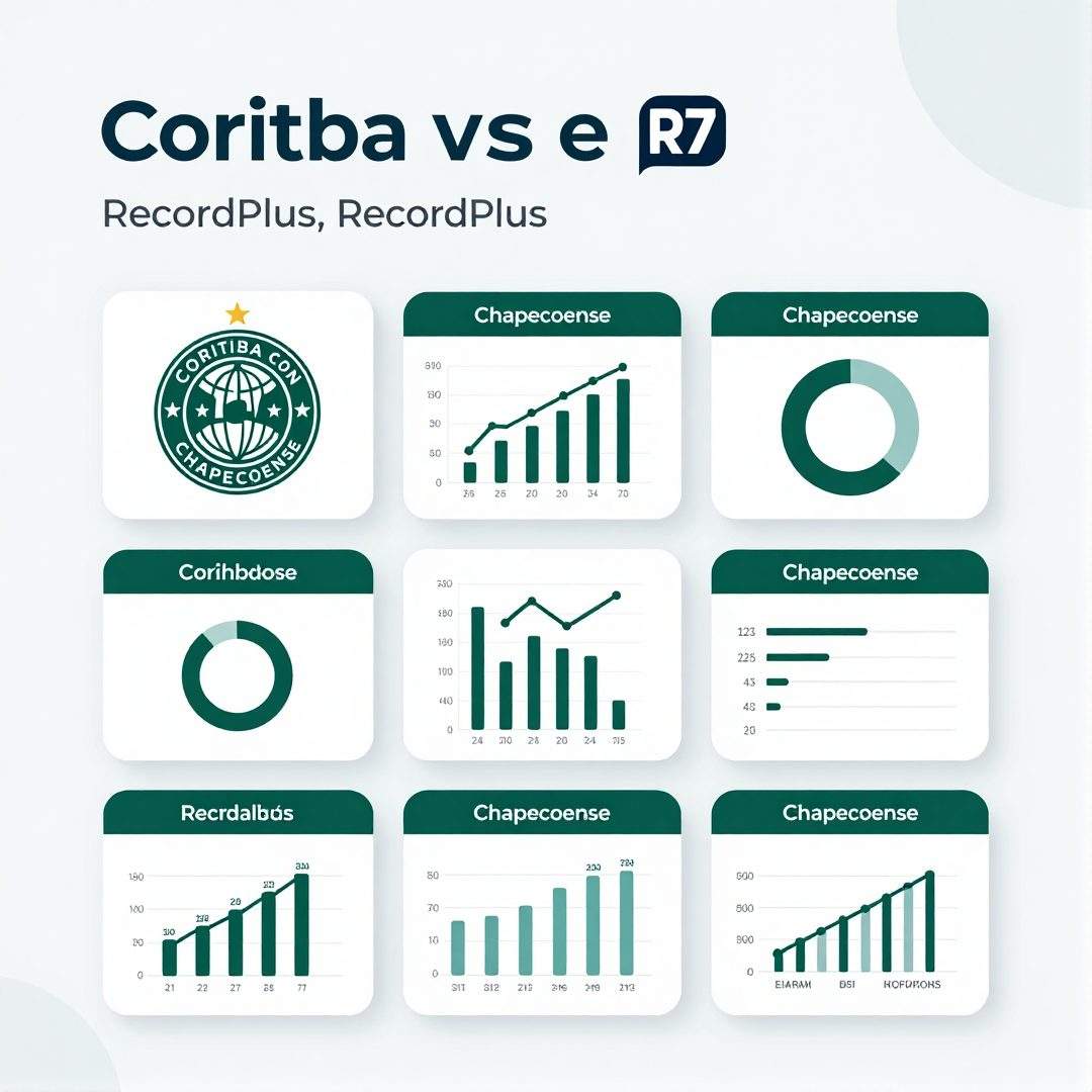 Infográfico - Coritiba contra Chapecoense: RecordPlus e R7 transmitem duelo da Série B com foco no acesso
