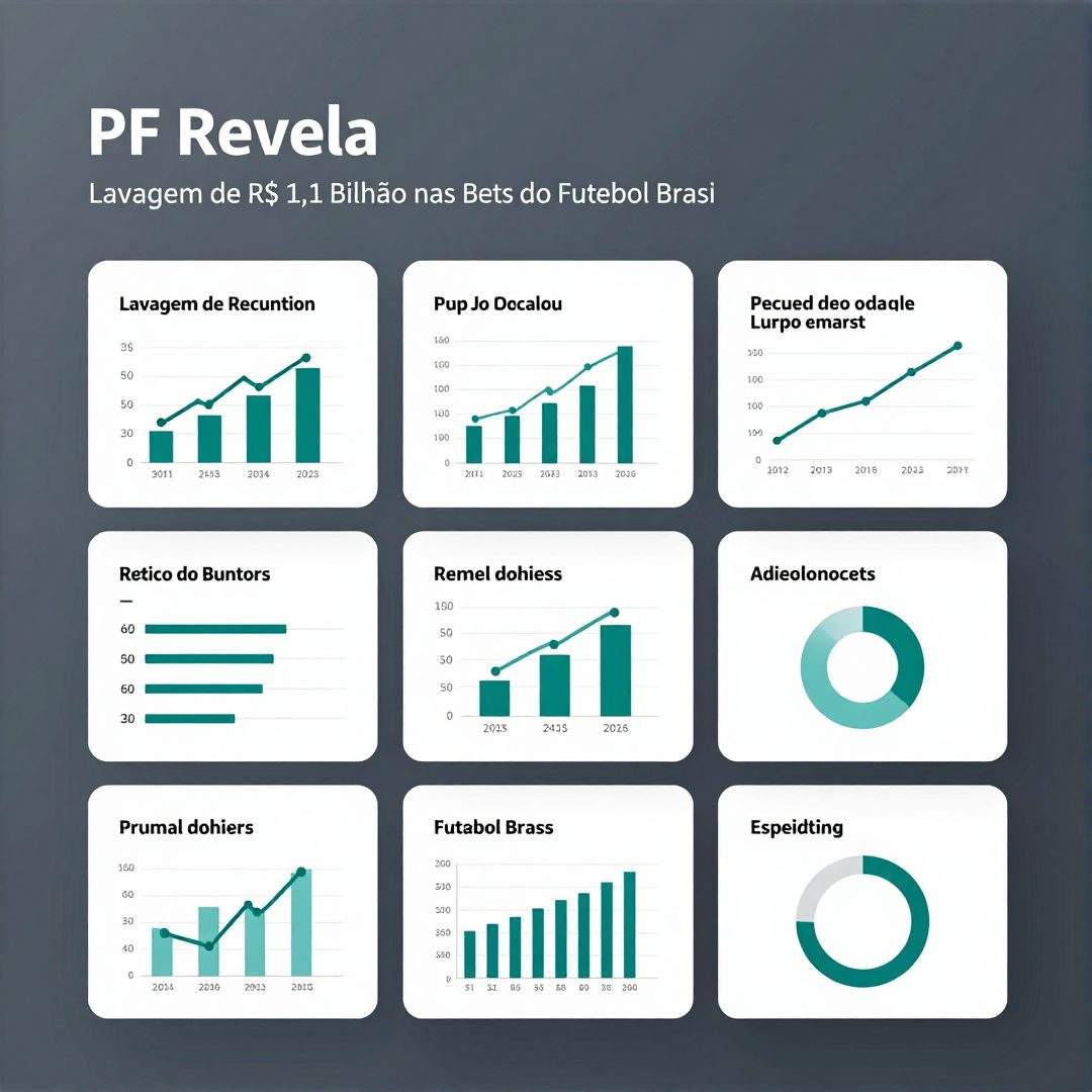 Infográfico - PF Revela Lavagem de R$ 1,1 Bilhão nas Bets do Futebol Brasileiro