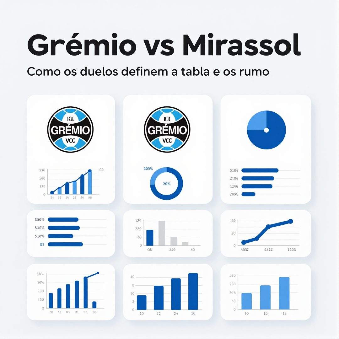 Infográfico - Grêmio x Mirassol: como os duelos definem a tabela e os rumos da Série B