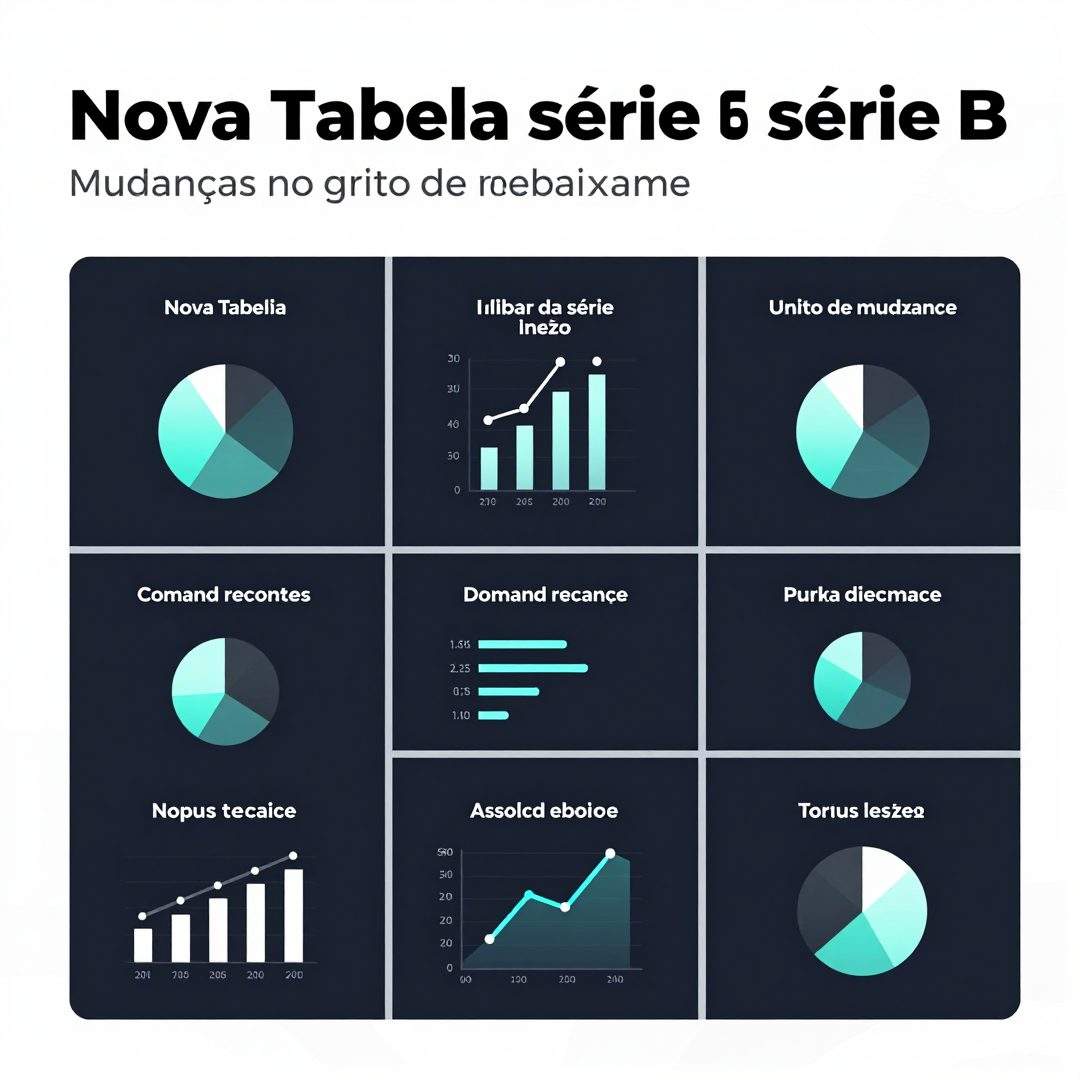 Infográfico - Nova tabela da série B revela mudanças no grito de rebaixamento e nos candidatos ao acesso