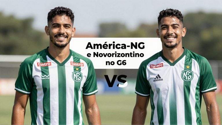 América-MG e Novorizontino disputam vaga no G6 com desempenho consistente no futebol nacional