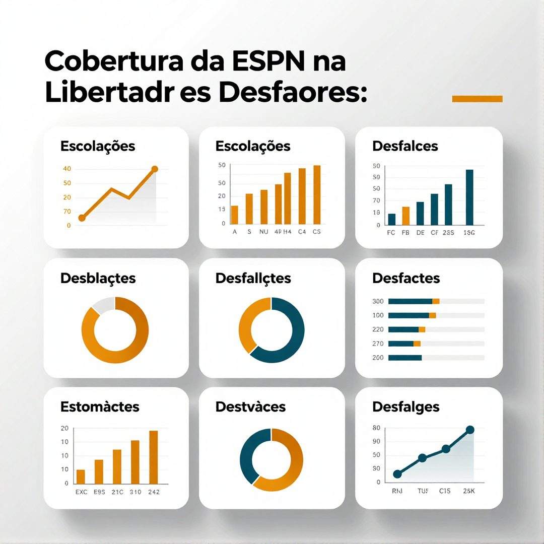 Infográfico - Cobertura da ESPN na Libertadores: Escalações, Desfalques e Confrontos que Definirão o Futuro do Torcedor