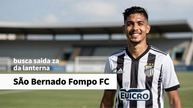São Bernardo FC busca saída da lanterna com reforços estratégicos para o restante da Série B