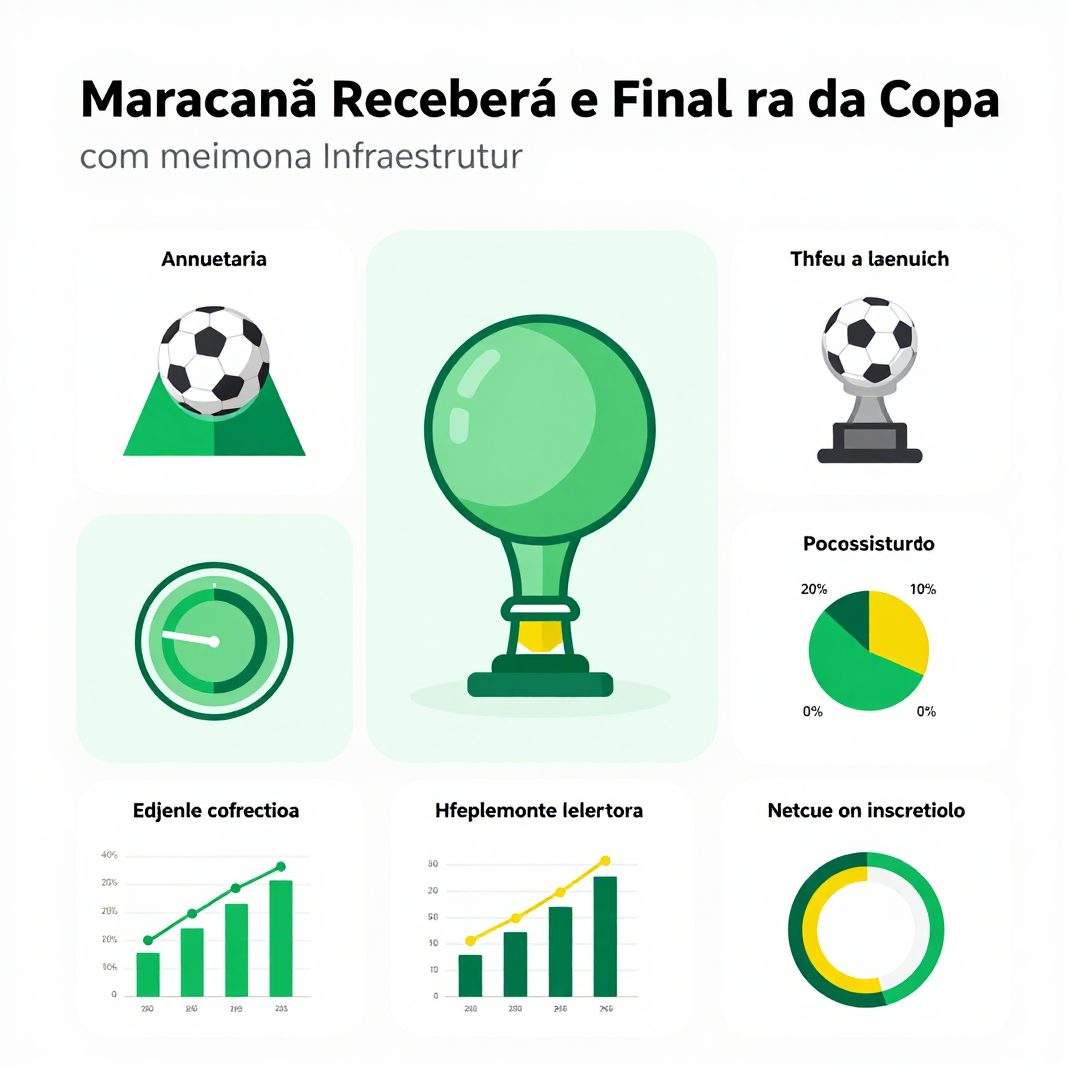 Infográfico - Maracanã Receberá Abertura e Final da Copa com Infraestrutura Renovada em Todo o País