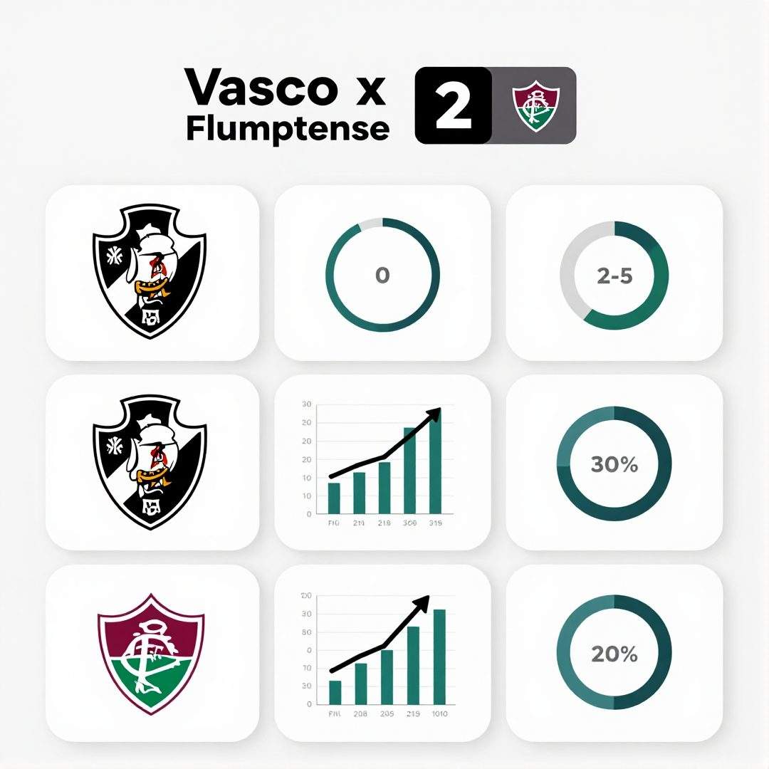 Infográfico - Vasco x Fluminense termina empatado em zero a zero e reforça fase defensiva dos dois clubes cariocas