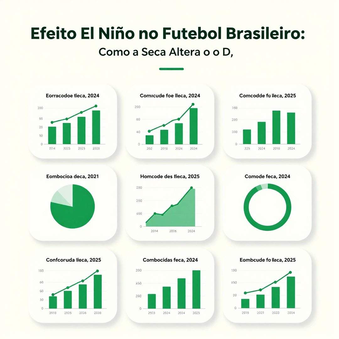 Infográfico - Efeito El Niño no Futebol Brasileiro: Como a Seca Altera o Desempenho e o Preparo Físico dos Jogadores
