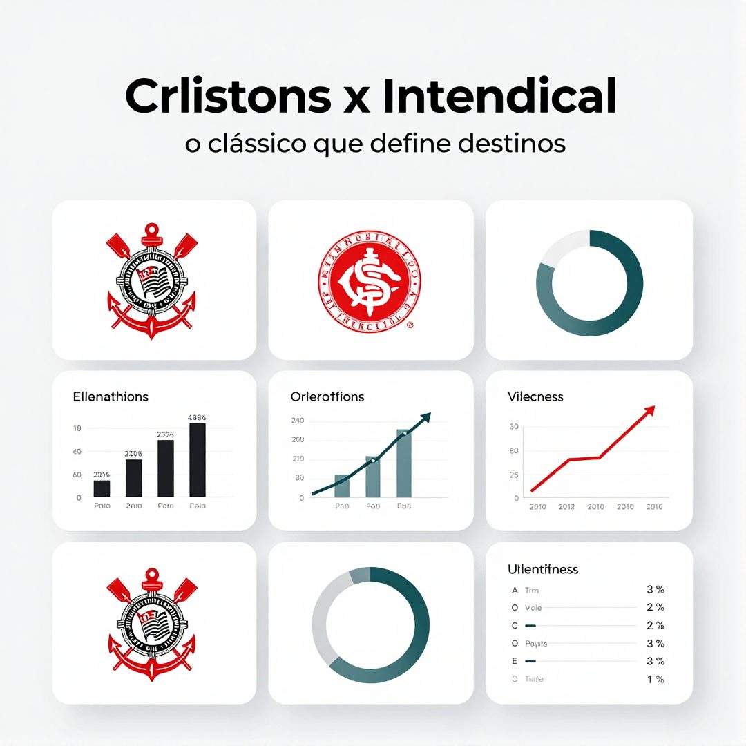 Infográfico - Corinthians x Internacional: o clássico que define destinos no futebol brasileiro contemporâneo