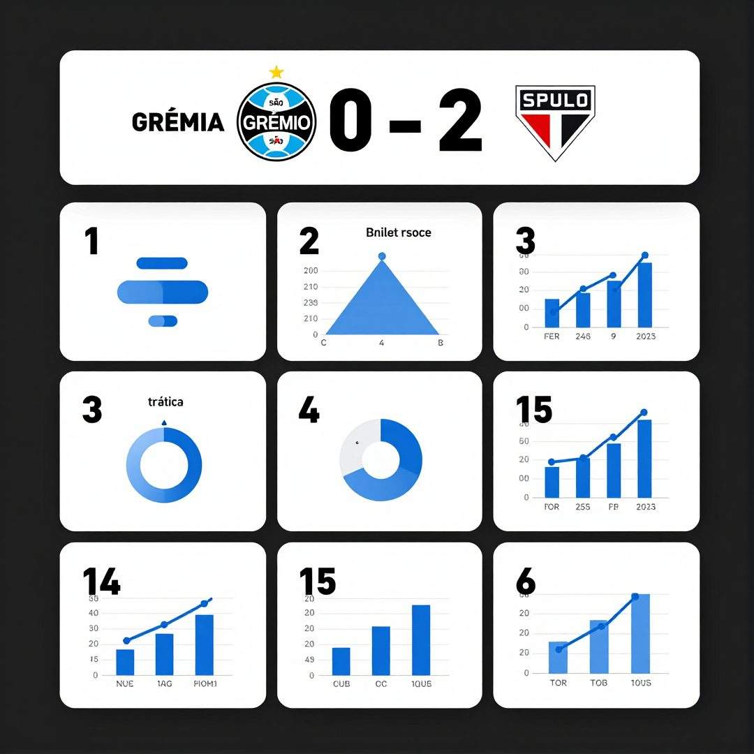 Infográfico - Grêmio vence São Paulo de virada: análise tática da renovação gremista sob pressão de Crespo