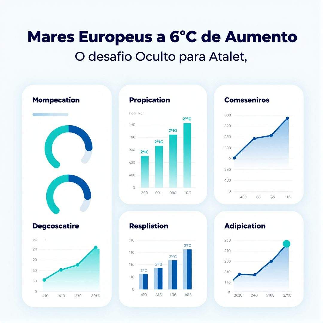 Infográfico - Mares Europeus a 6°C de Aumento: O Desafio Oculto para Atletas Brasileiros no Continente