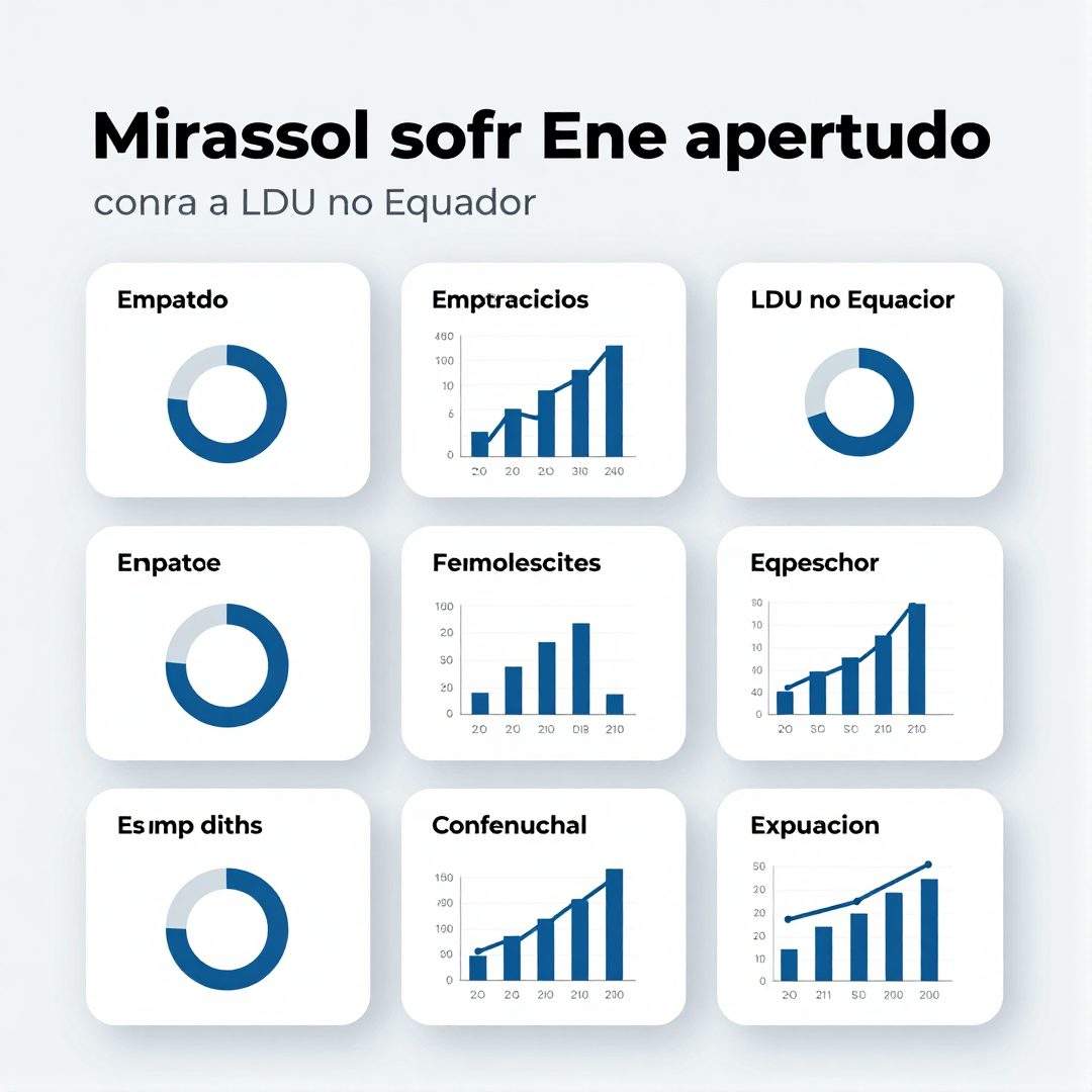 Infográfico - Mirassol sofre empate apertado contra a LDU no Equador e precisa recuperar o desempenho defensivo para seguir na competi
