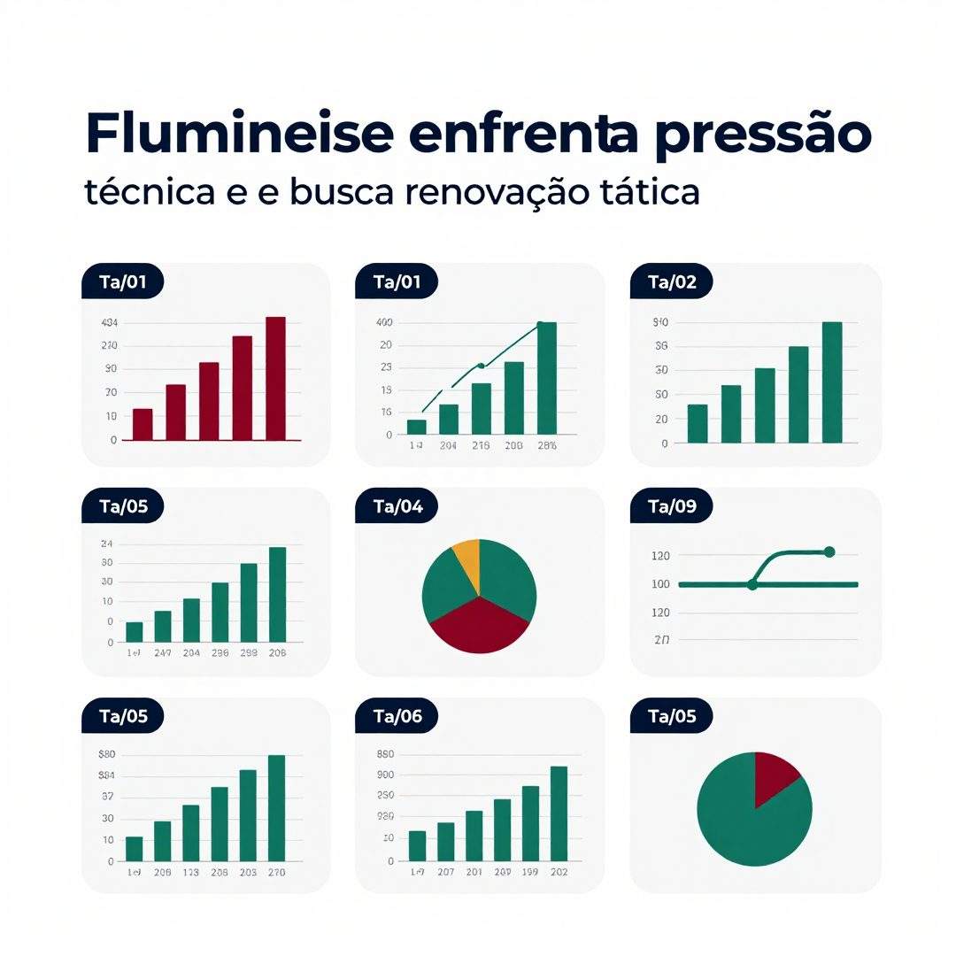 Infográfico - Fluminense enfrenta pressão técnica e busca renovação tática para superar crise no Brasileirão