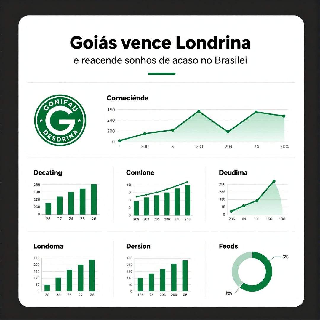 Infográfico - Goiás vence Londrina e reacende sonhos de acesso no Brasileirão Série C